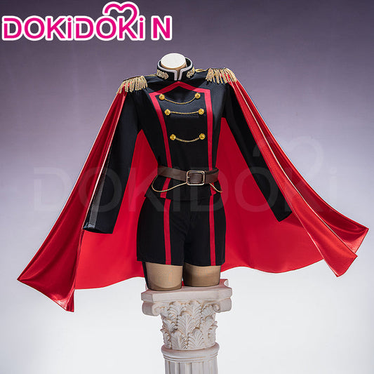 【Size S-2XL】DokiDoki-N Manga Anime Mato Seihei no Slave Cosplay Ren Yamashiro Costume With Cape
