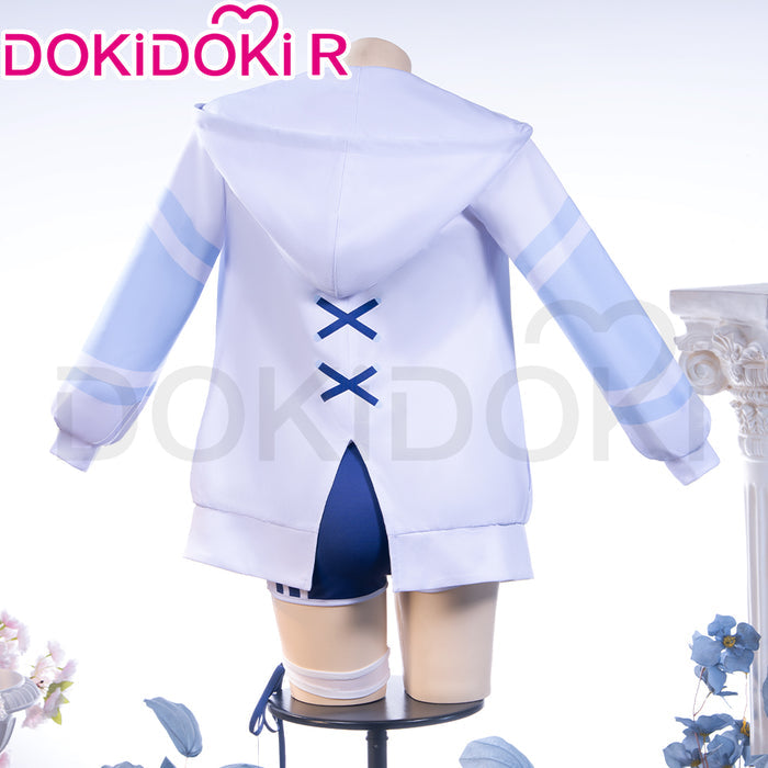 【Size S-2XL】DokiDoki-R Anime Game Cosplay Costume Summer Outfit Cute