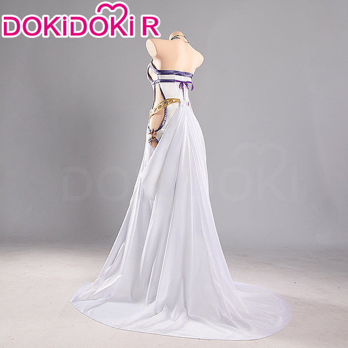 【Size S-2XL】DokiDoki-R Anime Manga Cosplay Nun Costume White Long Dress