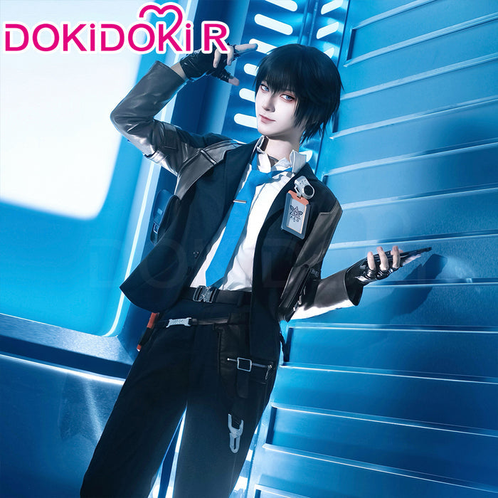 【Size S-2XL】DokiDoki-R Game Ananta Cosplay Captain Costume Suit