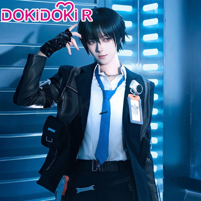 【Size S-2XL】DokiDoki-R Game Ananta Cosplay Captain Costume Suit