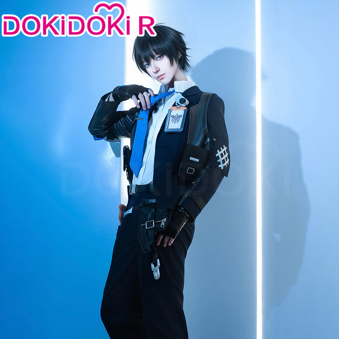 【Size S-2XL】DokiDoki-R Game Ananta Cosplay Captain Costume Suit