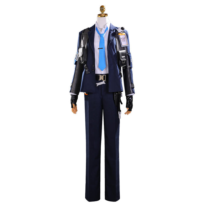 【Size S-2XL】DokiDoki-R Game Ananta Cosplay Captain Costume Suit