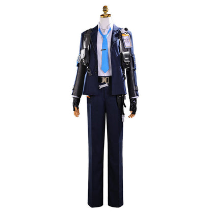 【Size S-2XL】DokiDoki-R Game Ananta Cosplay Captain Costume Suit