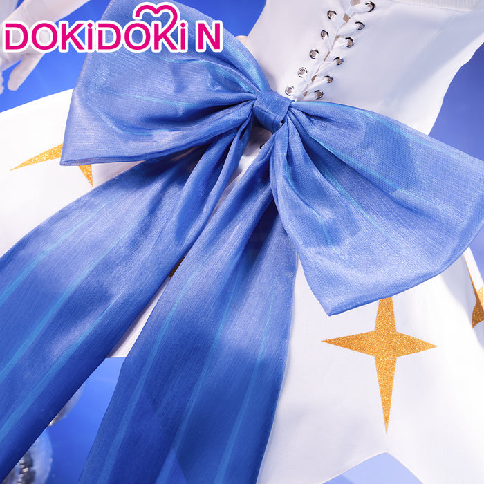 【Size S-3XL】DokiDoki-N Anime Cosplay Ballet Costume White Star Dress