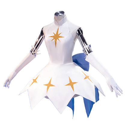 【Size S-3XL】DokiDoki-N Anime Cosplay Ballet Costume White Star Dress