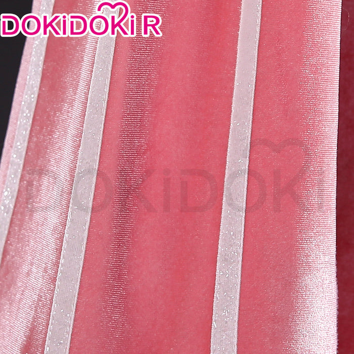 【Size S-3XL】DokiDoki-R Anime Hell Hotel Cosplay Costume Demon Velvet Pink Suit 2nd Season