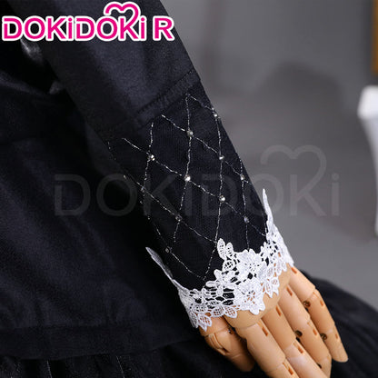 【Size S-3XL】DokiDoki-R Game Cosplay Black Dress Lolita Halloween