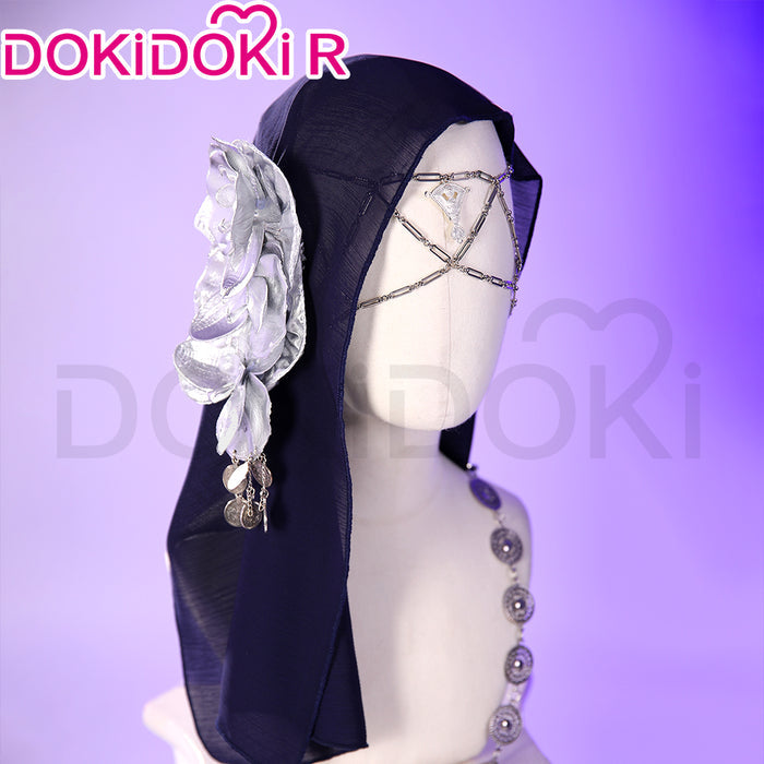 【Size S-3XL】DokiDoki-R Game Cosplay Black Purple Dress Halloween