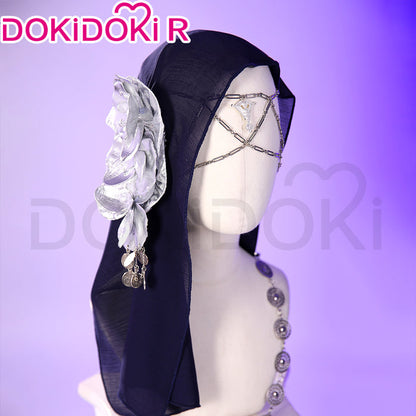 【Size S-3XL】DokiDoki-R Game Cosplay Black Purple Dress Halloween