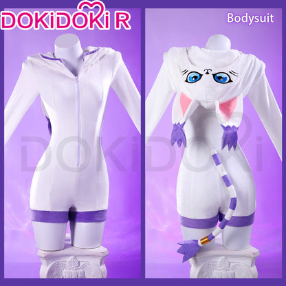 【Size S-3XL】DokiDoki-R Game Cosplay Costume Doujin Hoodie Jumpsuit BodySuit