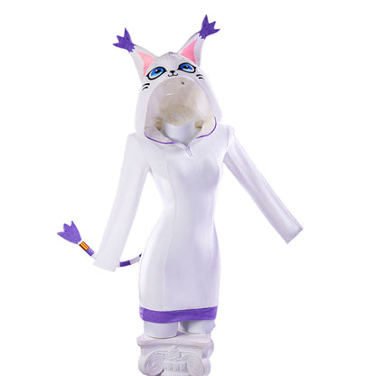 【Size S-3XL】DokiDoki-R Game Cosplay Costume Doujin Hoodie Jumpsuit BodySuit