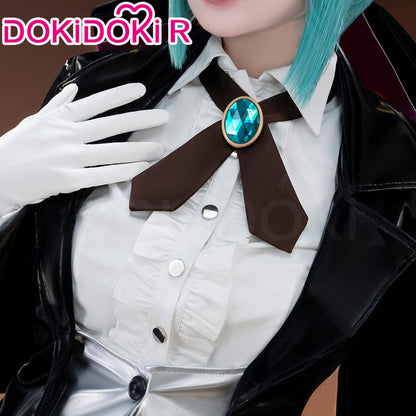 【Size S-3XL】DokiDoki-R VSINGER Cosplay Black Suit Costume Miracle Paint