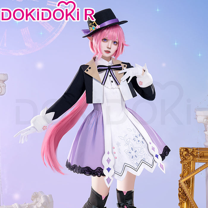 【Size S-XL】DokiDoki-R Game Honkai Impact 3rd Cosplay Elysia Costume Wonderland Series