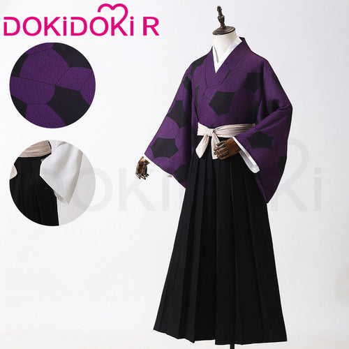 【Size XS-2XL】DokiDoki-R Anime Cosplay Costume Black Purple Costume