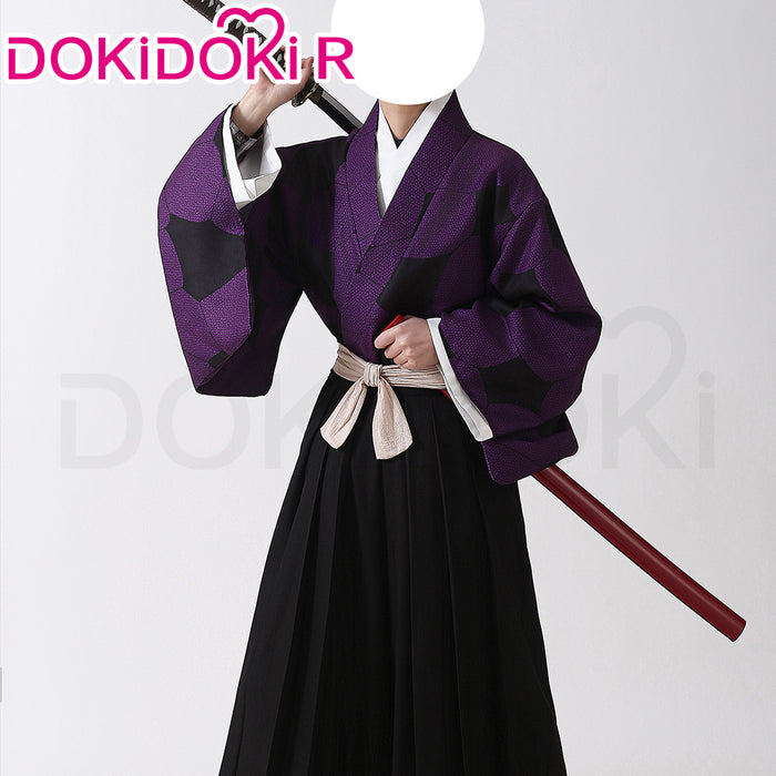 【Size XS-2XL】DokiDoki-R Anime Cosplay Costume Black Purple Costume