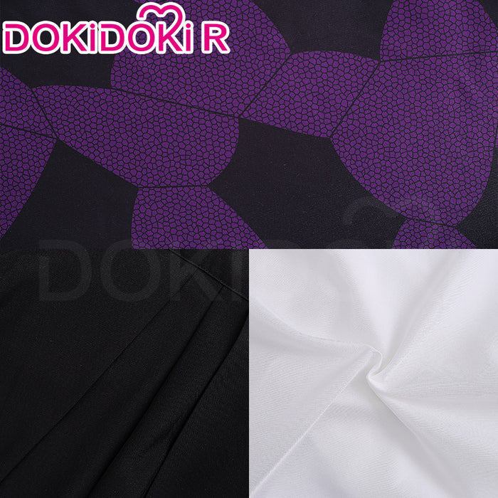 【Size XS-2XL】DokiDoki-R Anime Cosplay Costume Black Purple Costume