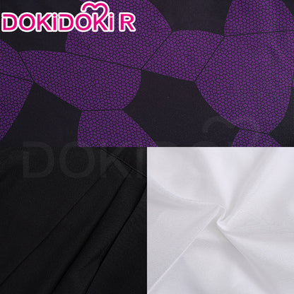 【Size XS-2XL】DokiDoki-R Anime Cosplay Costume Black Purple Costume