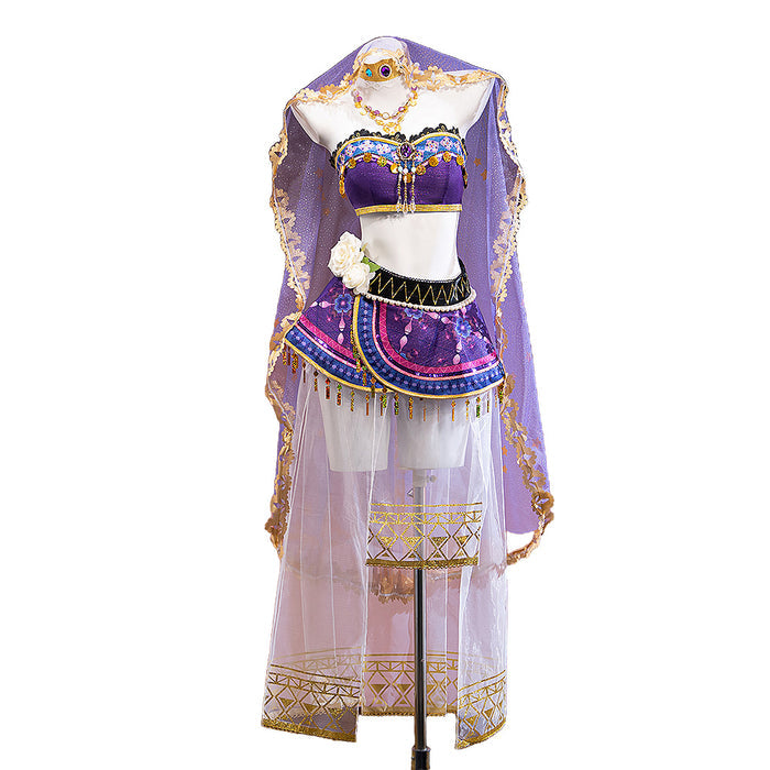 【Size XS-2XL】DokiDoki-R Anime LoveLive! Nozomi Tojo Costume Dancing Psychic