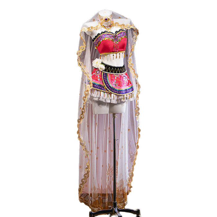【Size XS-2XL】DokiDoki-R Anime LoveLive! School Idol Project Yazawa Nico Costume Dancer Awakened