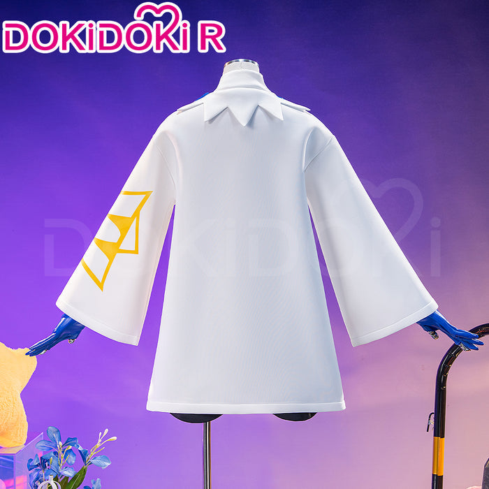 【Size XS-2XL】DokiDoki-R Game Cosplay Black White Cute Costume With Hat