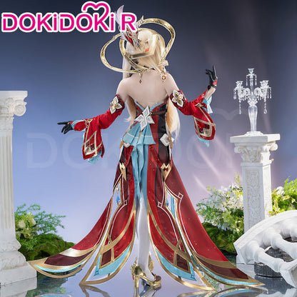 【Size XS-2XL】DokiDoki-R Game Genshin Impact Cosplay Alice Costume Nod-Krai nodkrai Song of the Welkin Moon “ A ”