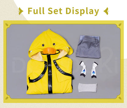 【Size XS-2XL】DokiDoki-R Game Genshin Impact Cosplay Weather Waddler Costume / Shoes Miliastra Wonderland Raincoat