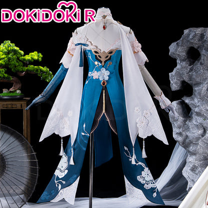 【Size XS-2XL】DokiDoki-R Honkai: Star Rail Cosplay Ruan Mei Costume Ruanmei Plumblossom Letter