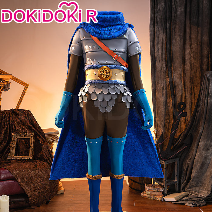 【Size XS-3XL】DokiDoki-R Anime Cosplay Costume Elbaph Arc Blue Inside Grey Armor