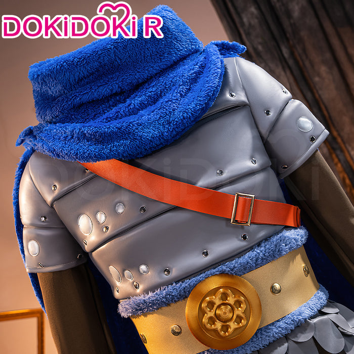 【Size XS-3XL】DokiDoki-R Anime Cosplay Costume Elbaph Arc Blue Inside Grey Armor