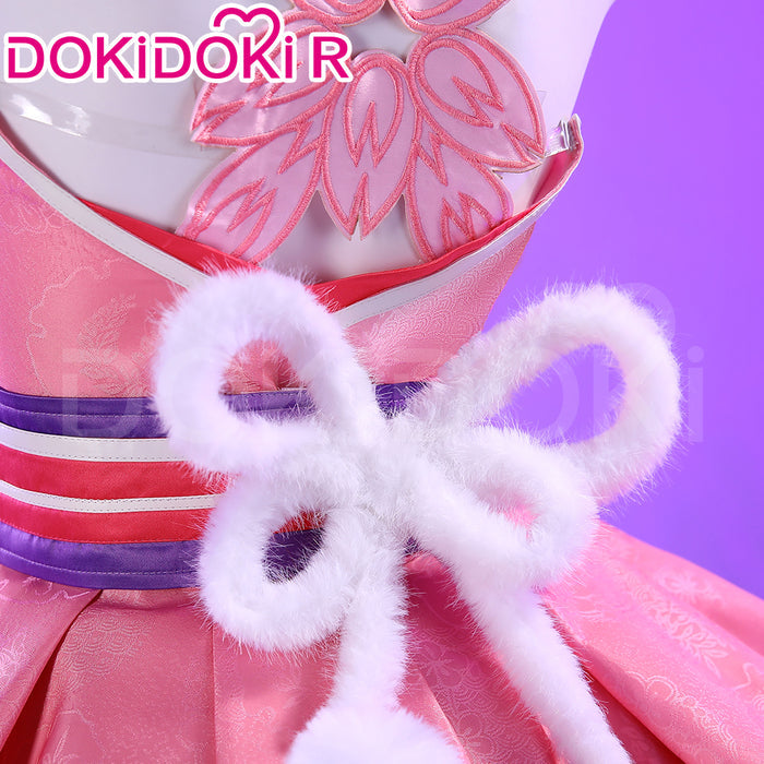 【Size XS-3XL】DokiDoki-R Cosplay Strawberry Costume Pink Dress Daring Daifuku