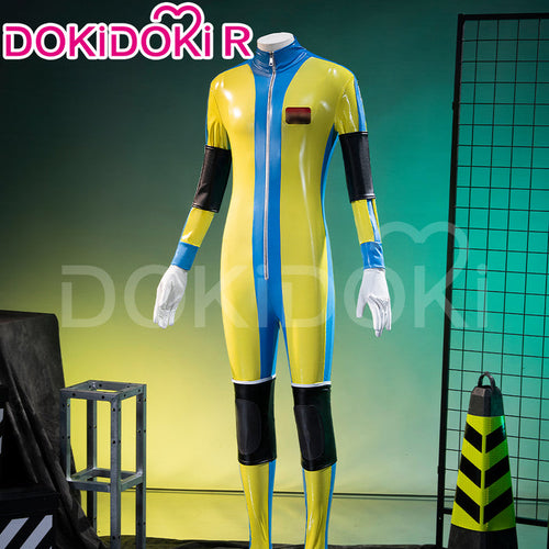 【Size XS-3XL】DokiDoki-R Game Cosplay Costume Water Blue Yellow Bodysuit