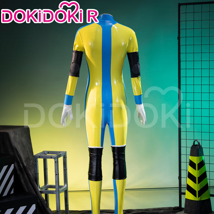 【Size XS-3XL】DokiDoki-R Game Cosplay Costume Water Blue Yellow Bodysuit