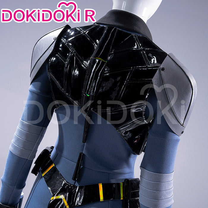 【Size XS-3XL】DokiDoki-R Manga Cosplay Costume Blue Black Bodysuit With Tail Cat Absolute