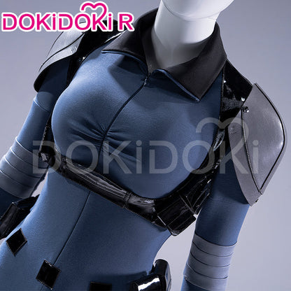 【Size XS-3XL】DokiDoki-R Manga Cosplay Costume Blue Black Bodysuit With Tail Cat Absolute