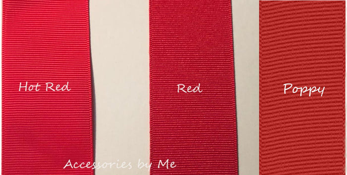 Sparkly Red Black Silver Ponytail Bow