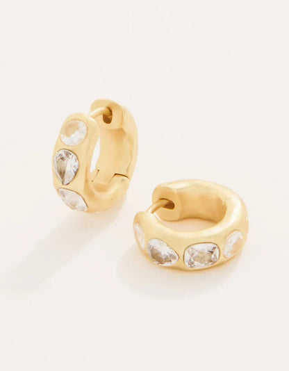 Spartina 449 Manor Gem Hoop Earrings Crystal Spartina 449 Manor Gem Hoop Earrings Crystal Earrings