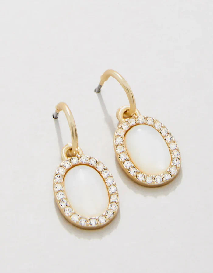 Spartina 449 Oval Halo Drop Hoop Earrings Spartina 449 Oval Halo Drop Hoop Earrings Earrings