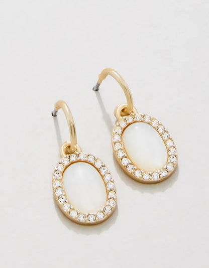 Spartina 449 Oval Halo Drop Hoop Earrings Spartina 449 Oval Halo Drop Hoop Earrings Earrings