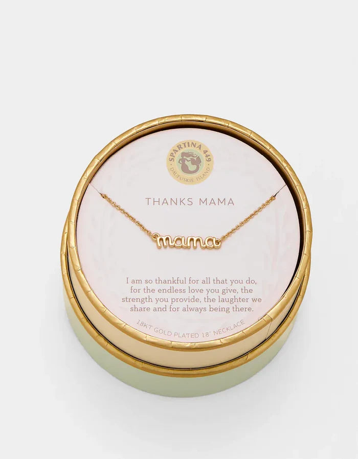 Spartina 449 Sea La Vie Thanks Mama/Script Necklace Spartina 449 Sea La Vie Thanks Mama/Script Necklace Necklaces