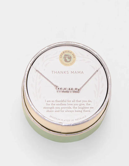 Spartina 449 Sea La Vie Thanks Mama/Script Necklace Spartina 449 Sea La Vie Thanks Mama/Script Necklace Necklaces