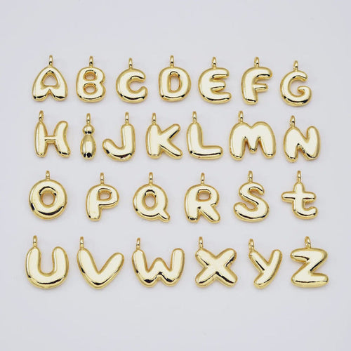 Tiny Bubble Letter Initial Charm Tiny Bubble Letter Initial Charm Charms