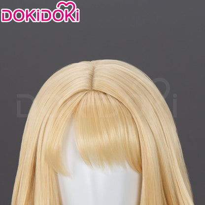 【US LOCAL SHIPPING 】DokiDoki Anime Cosplay Wig Short Straight Yellow Hair