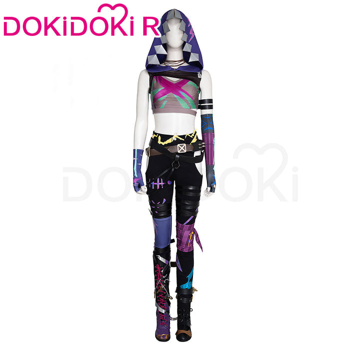 【US LOCAL SHIPPING 】DokiDoki-R Anime Cosplay Fractured Jinxx Costume