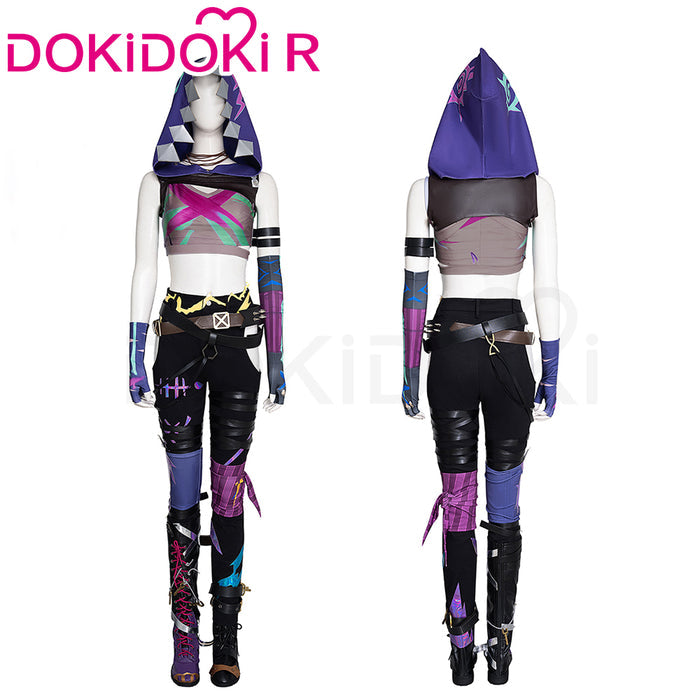 【US LOCAL SHIPPING 】DokiDoki-R Anime Cosplay Fractured Jinxx Costume