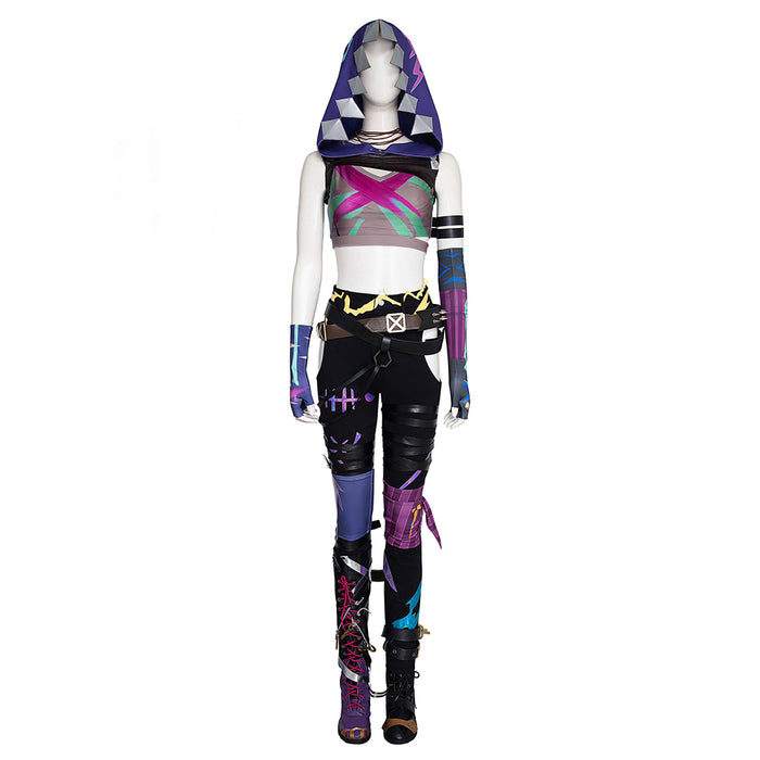 【US LOCAL SHIPPING 】DokiDoki-R Anime Cosplay Fractured Jinxx Costume