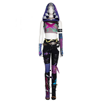 【US LOCAL SHIPPING 】DokiDoki-R Anime Cosplay Fractured Jinxx Costume