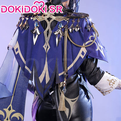 【US LOCAL SHIPPING 】 【DokiDoki-SR Game Genshin Impact Cosplay Fontaine Clorinde Costume Women