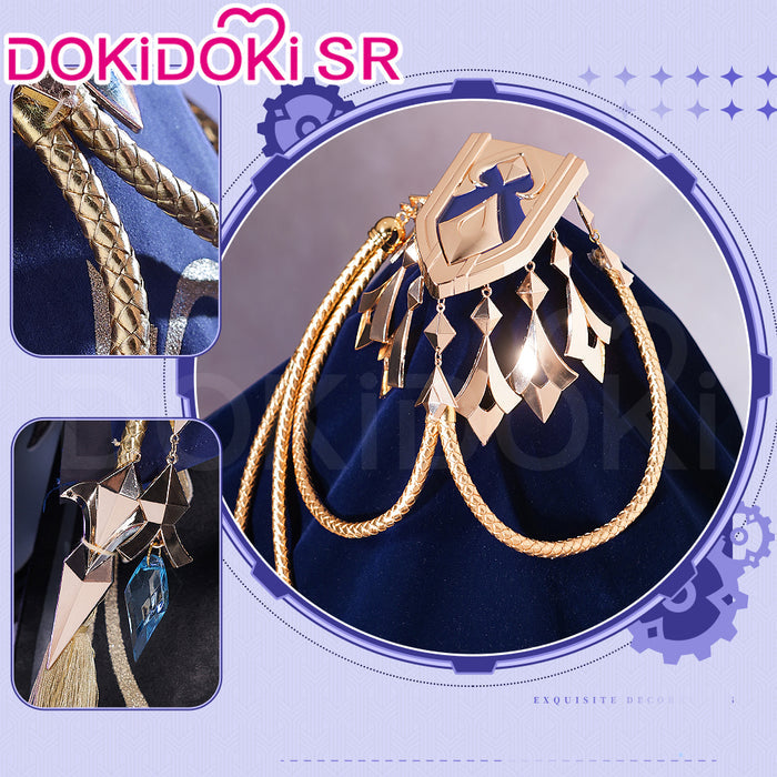 【US LOCAL SHIPPING 】 【DokiDoki-SR Game Genshin Impact Cosplay Fontaine Clorinde Costume Women