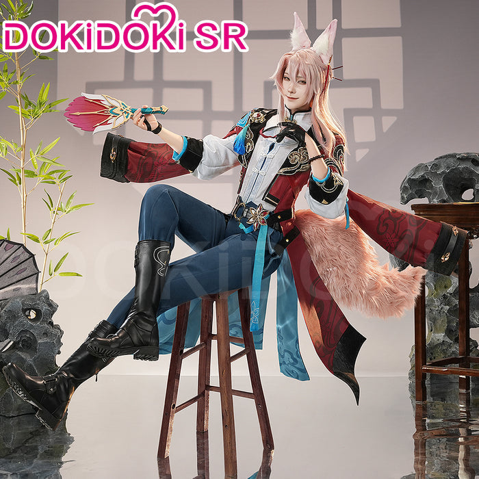【US LOCAL SHIPPING 】DokiDoki-SR Game Honkai: Star Rail Cosplay Jiaoqiu Costume Jiao Qiu